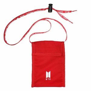 BTS Bag Pouch Speak Yourself World Tour 2019 Red Concert Pop Up Store Exclusive